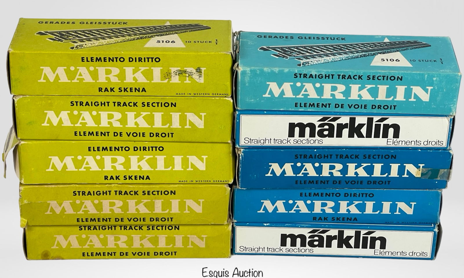 Marklin HO Scale 5106 Straight Train Tracks (1 of 3)