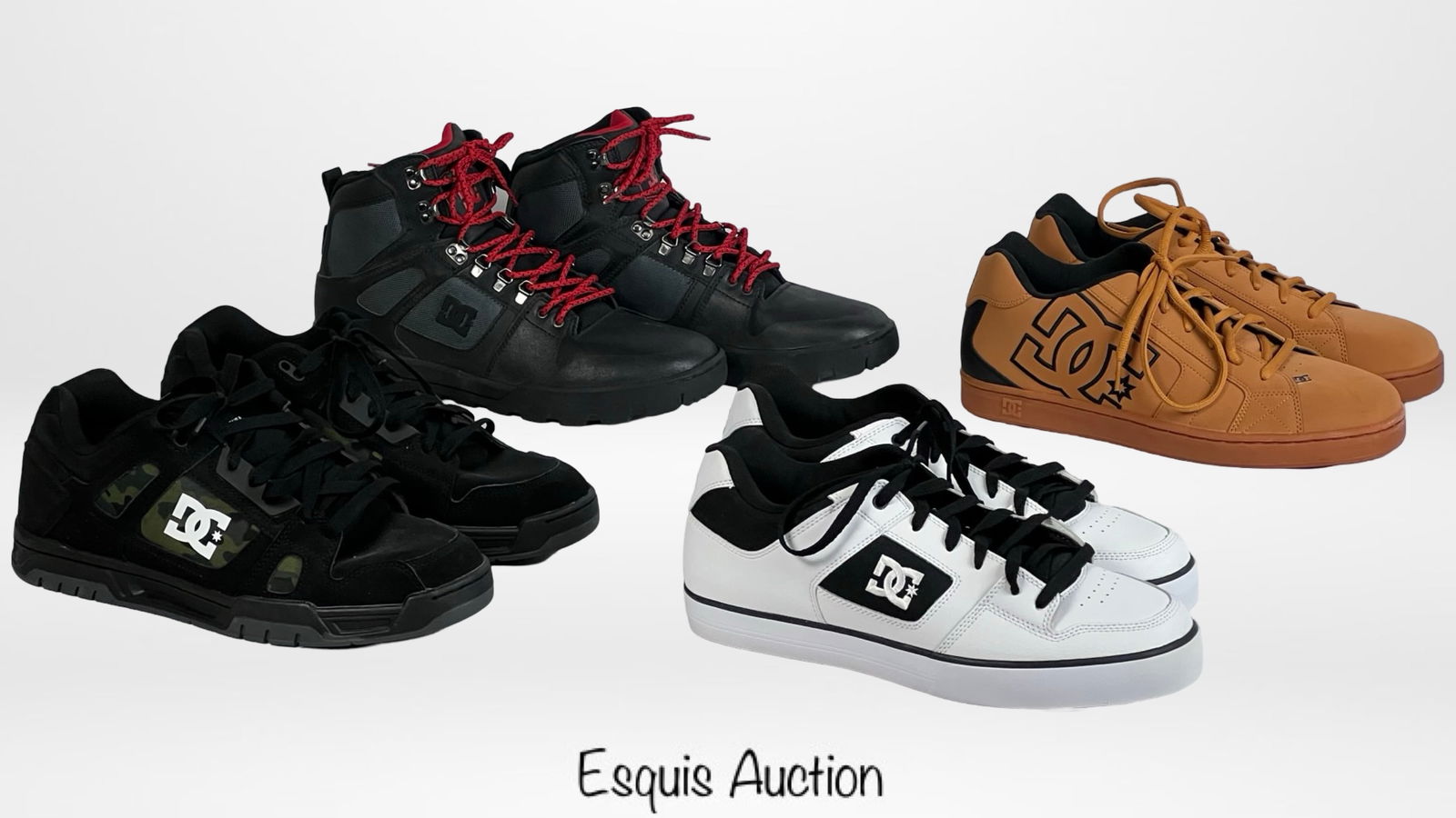 Four Pairs of New DC Men's Shoes/ Sneakers (1 of 5)