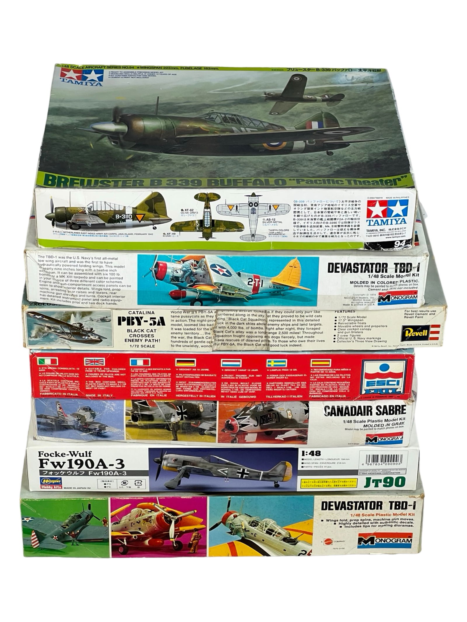 Vintage Plastic Model Kits - Military Aircraft (1 of 5)