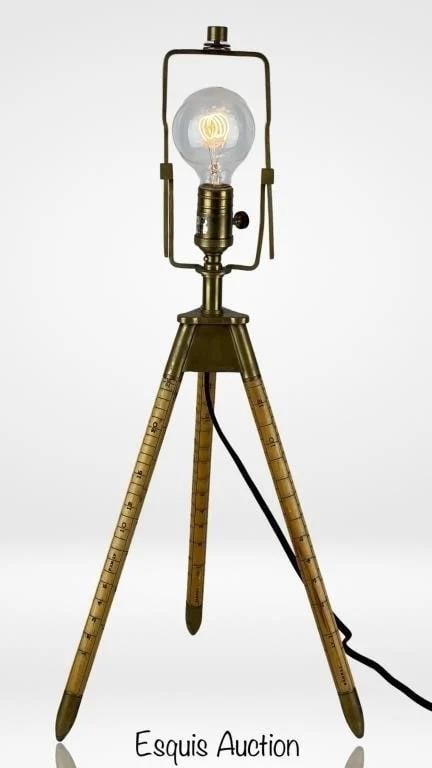 Ralph Lauren Modernist Designer Tripod Table Lamp (1 of 4)