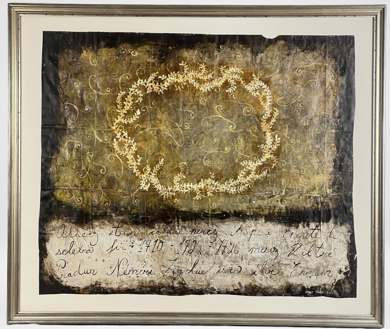 Anne Siems- Abstract Composition Mixed Media Art (1 of 5)