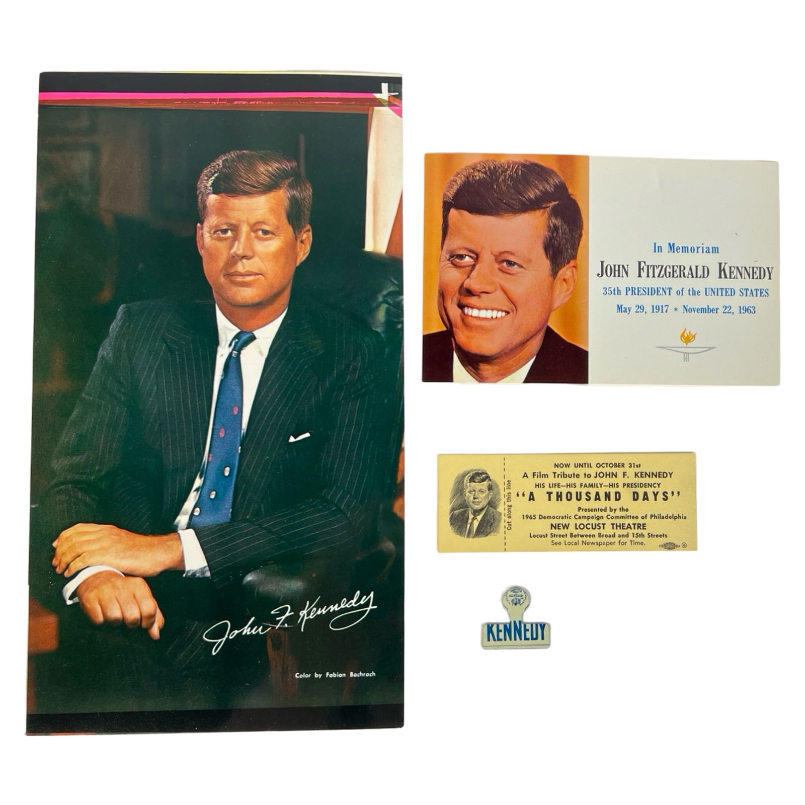 John F. Kennedy 1960s Memorabilia Collection (1 of 4)