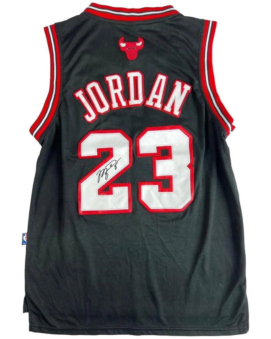 Michael Jordan Autographed Chicago Bulls Jersey (1 of 3)