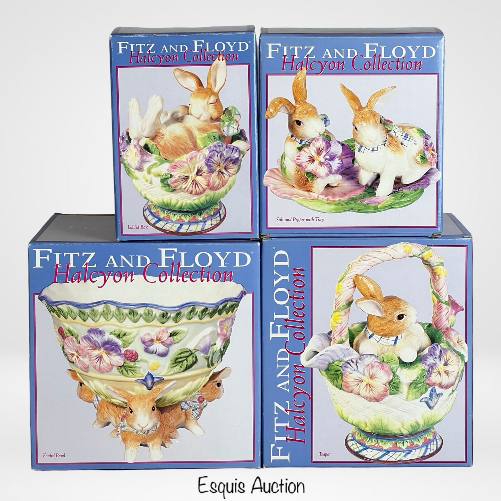 Fitz and Floyd Halcyon Collection - Bunny (1 of 4)