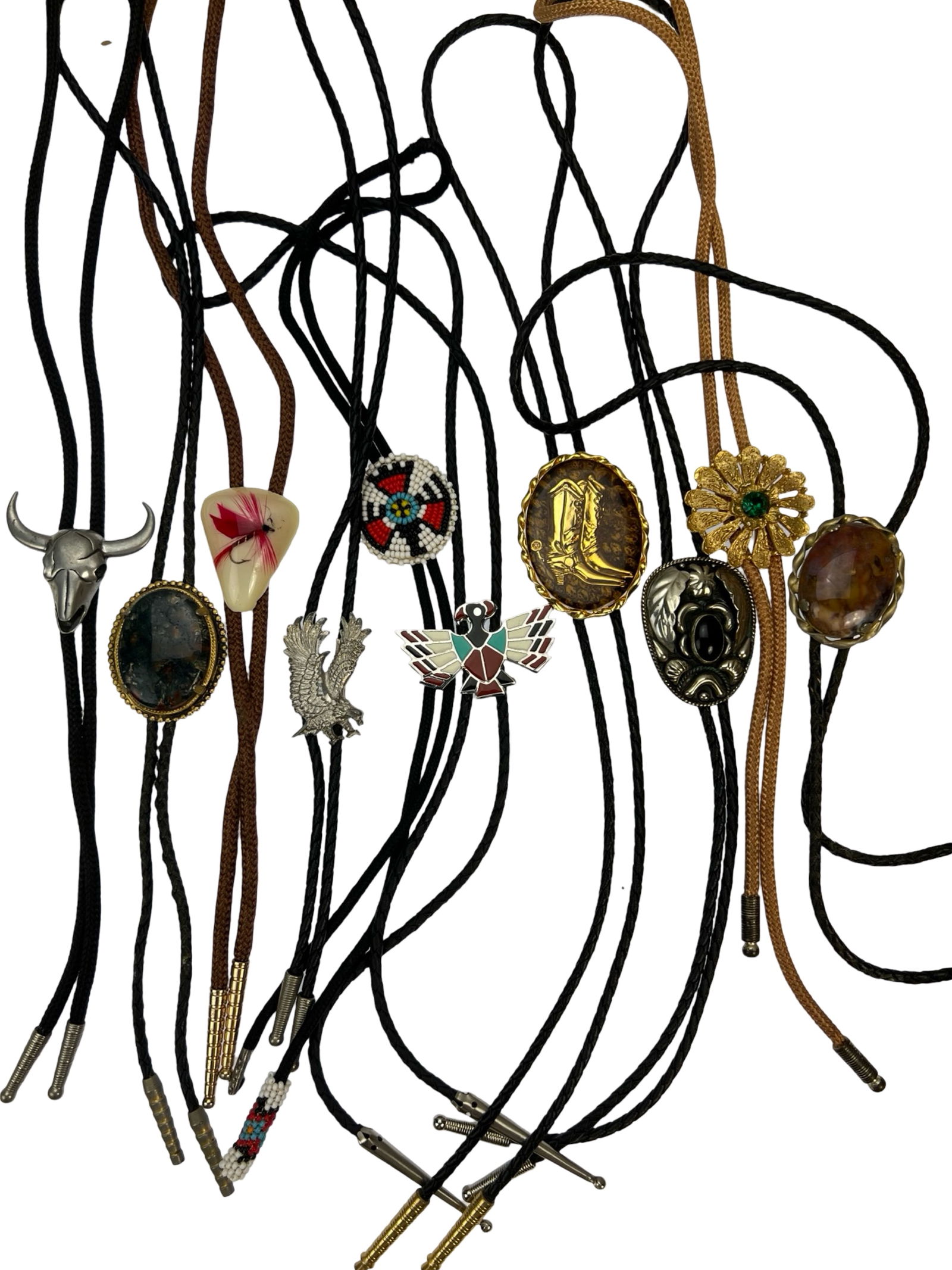 Assortment of Men's Southwest Style Bolo Ties (1 of 3)