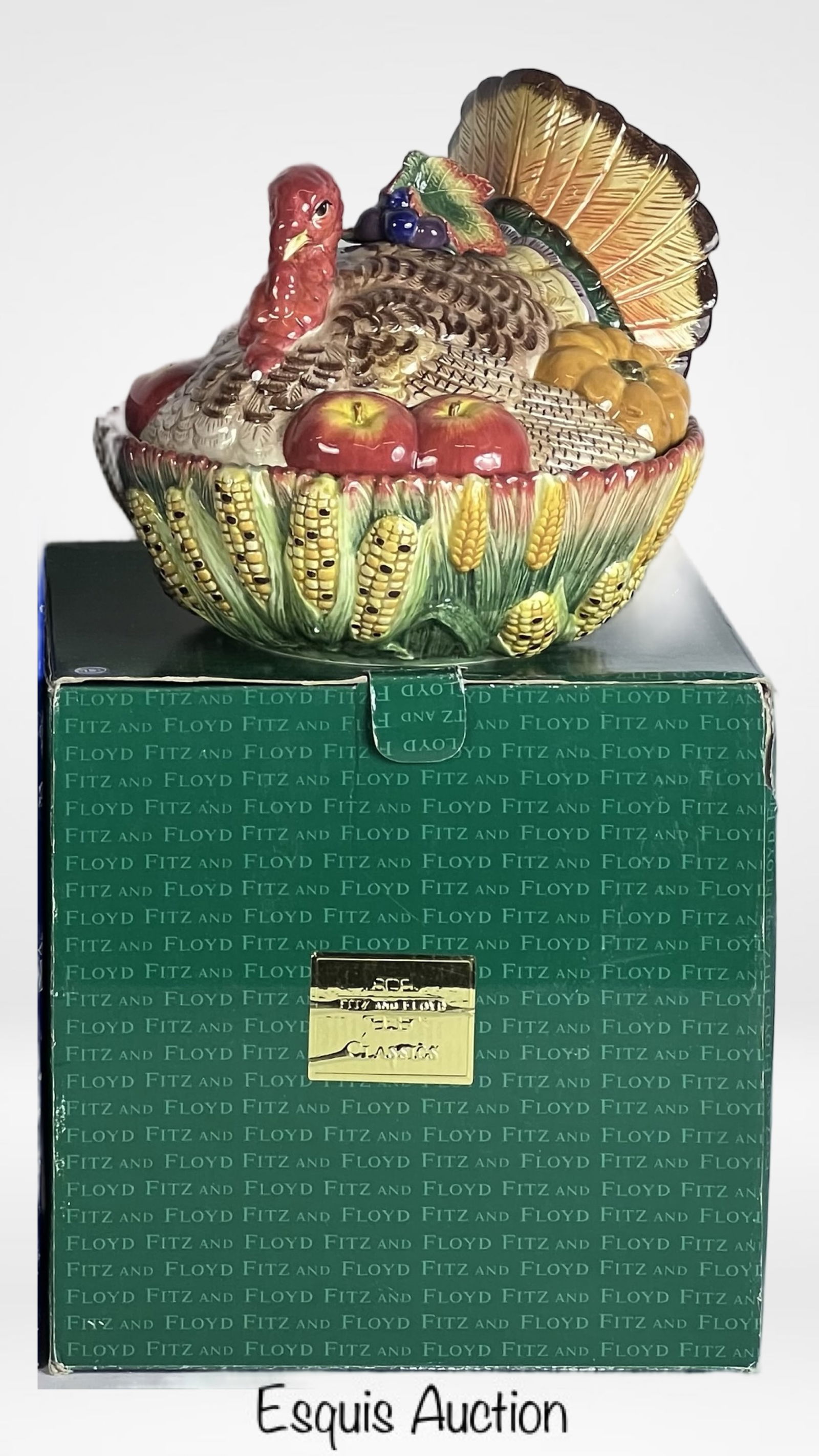Fitz and Floyd  Turkey Covered Vegetable Bowl (1 of 4)