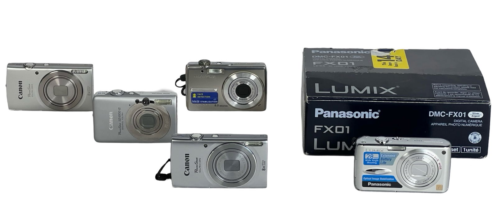 Digital Cameras - Canon, Panasonic Lumix, Olympus (1 of 5)