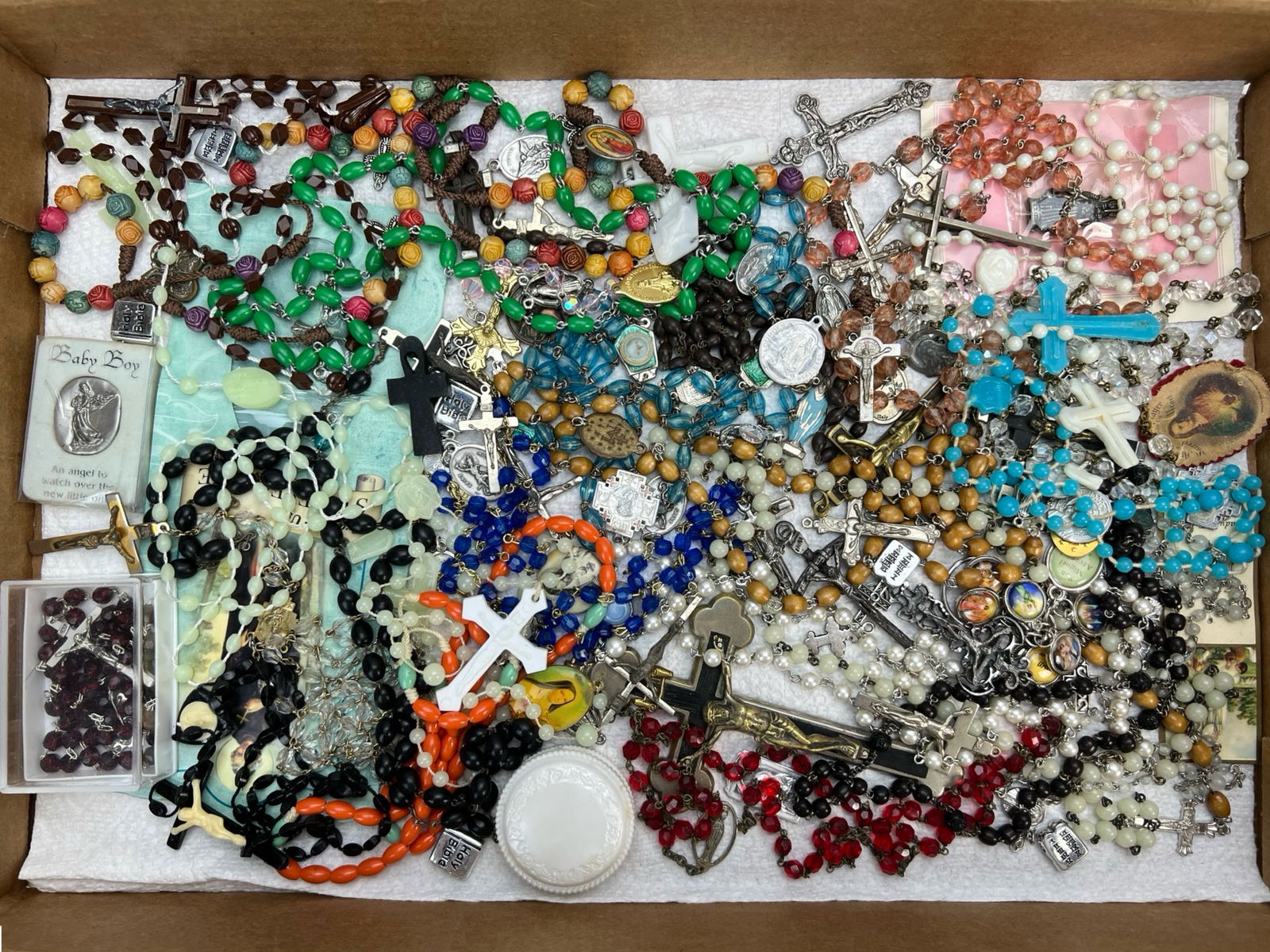 Religious Jewelry- Rosaries, Crosses, Medallions (1 of 3)