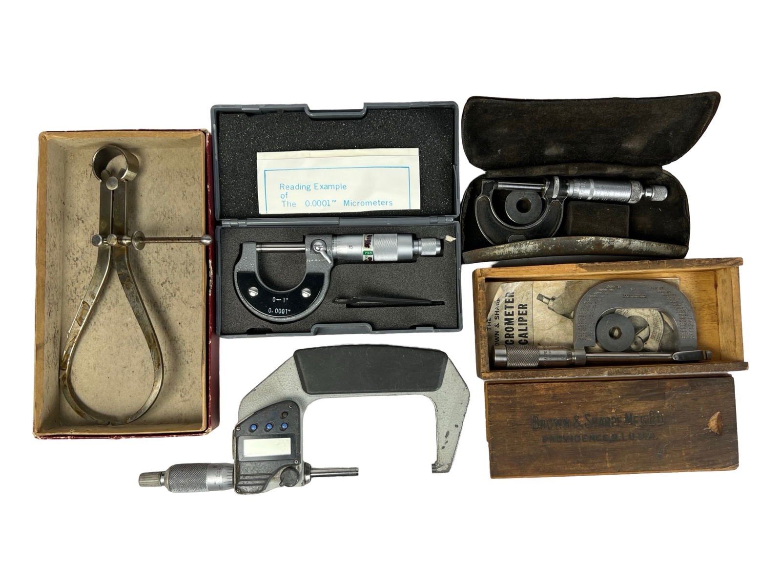 Vintage Machinist Measuring Tools - Micrometers (1 of 5)