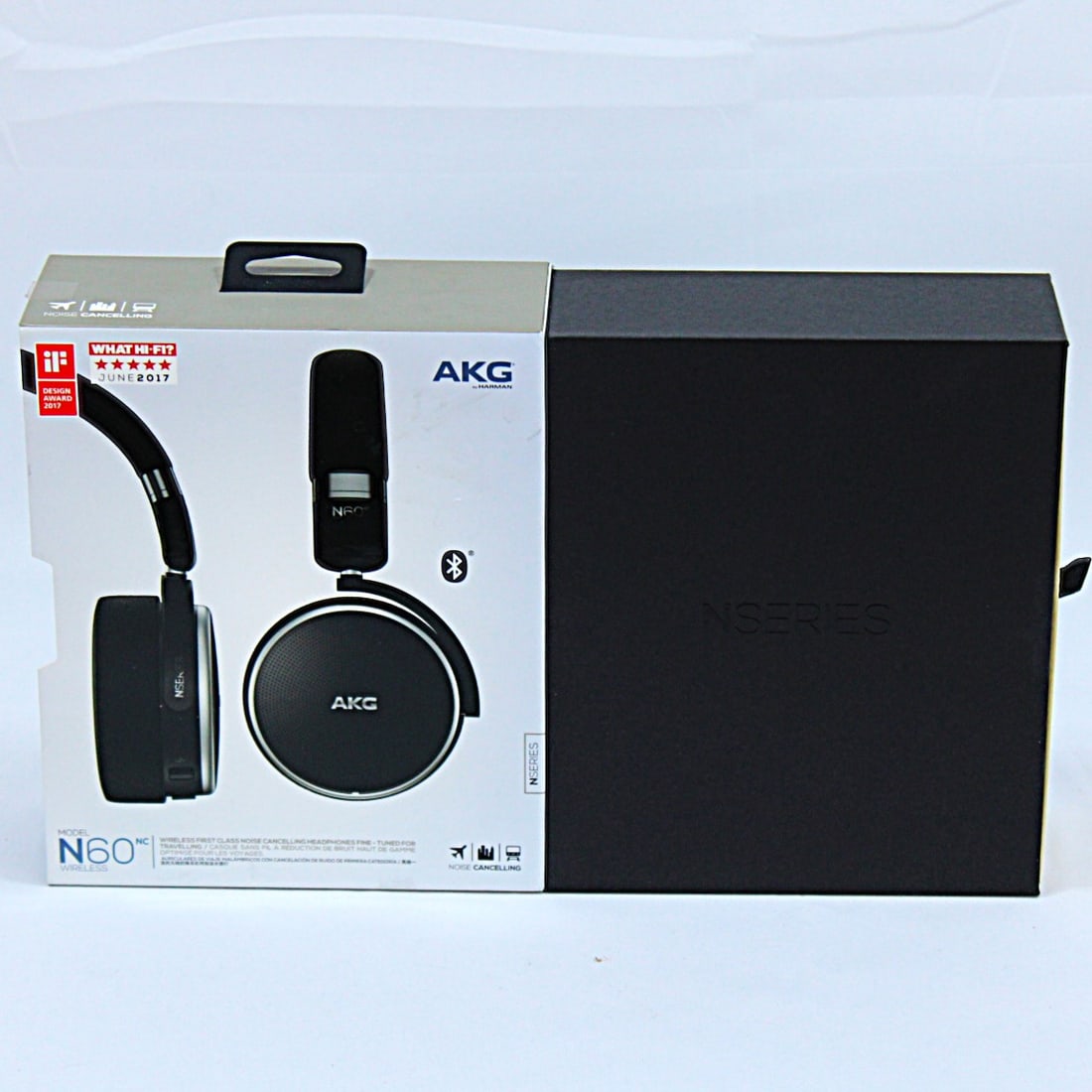 AKG N60 NC Wireless Noise-Canceling Bluetooth Headphones with Original Packaging (1 of 2)