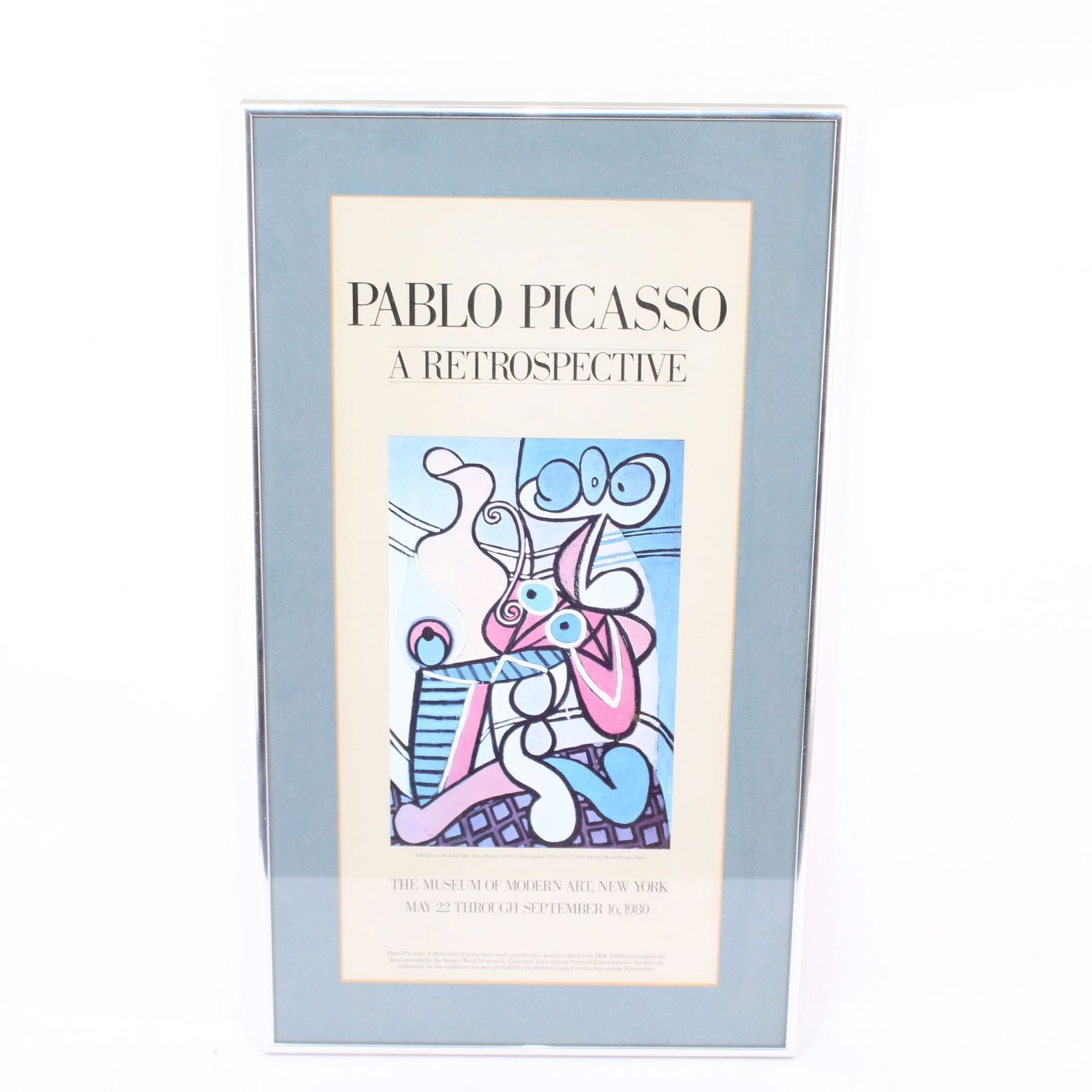 Pablo Picasso A Retrospective MoMA 1980 Exhibition Poster (1 of 2)