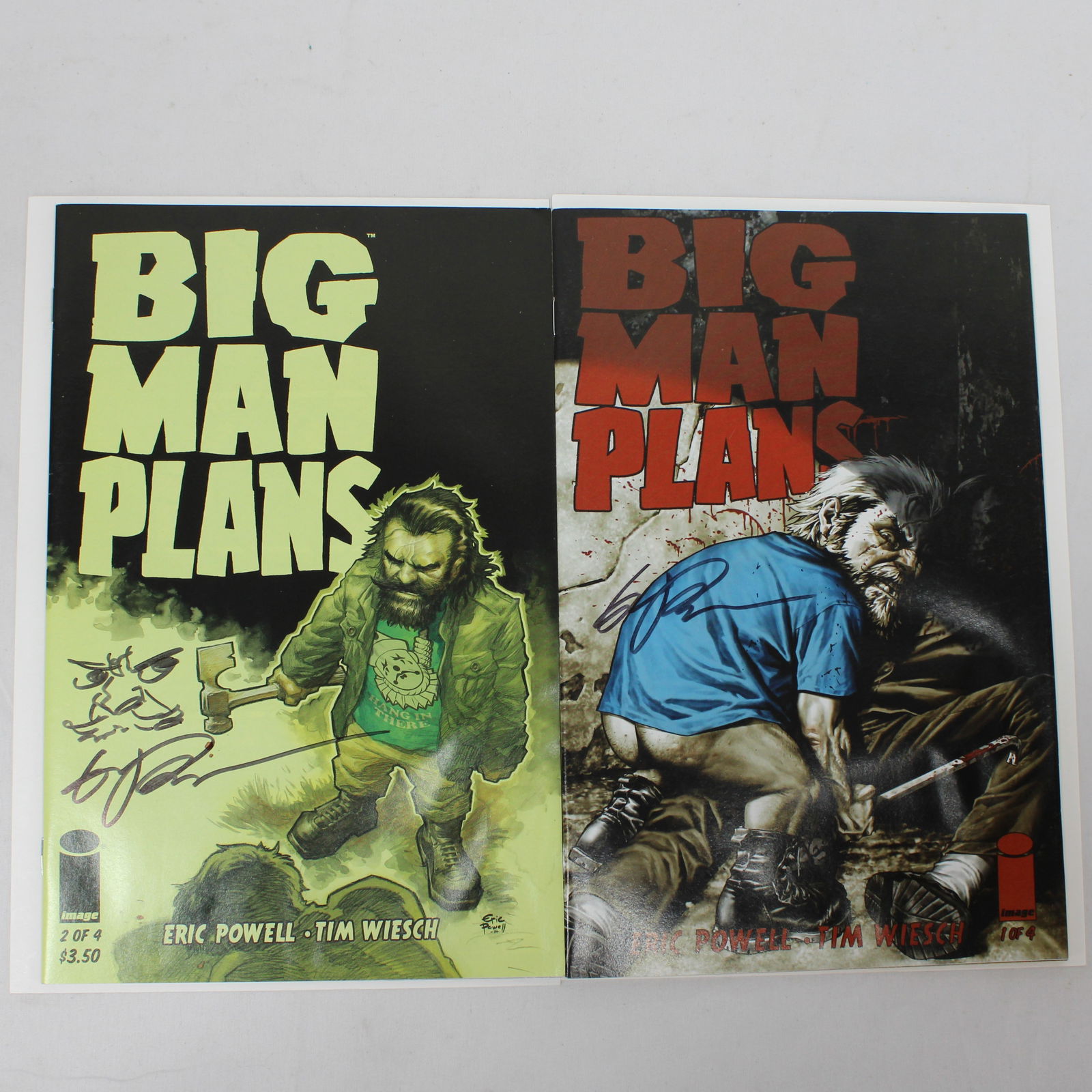 Signed Big Man Plans Comic Book Set (1 of 2)