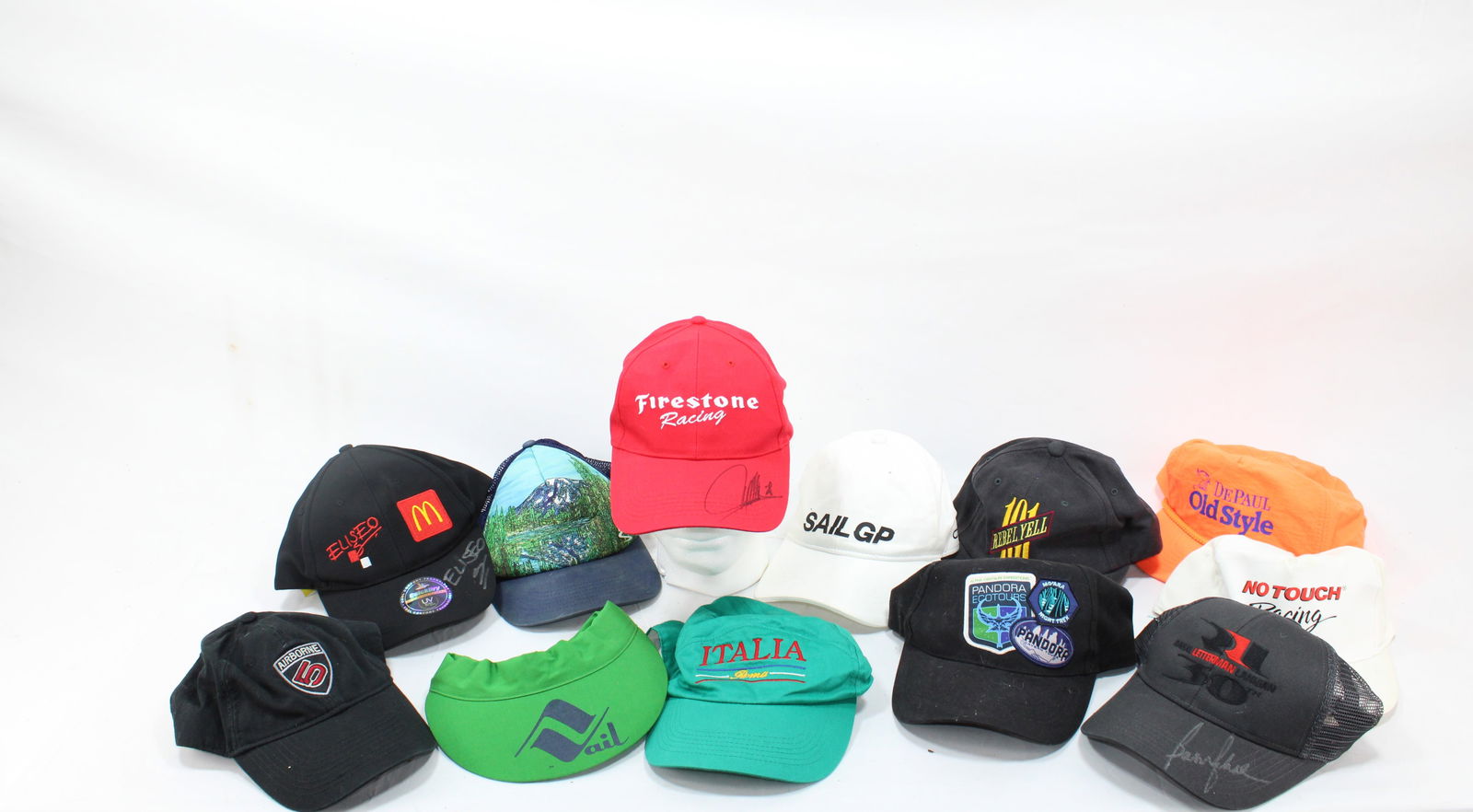 Collection of Signed and Vintage Baseball Caps (1 of 5)