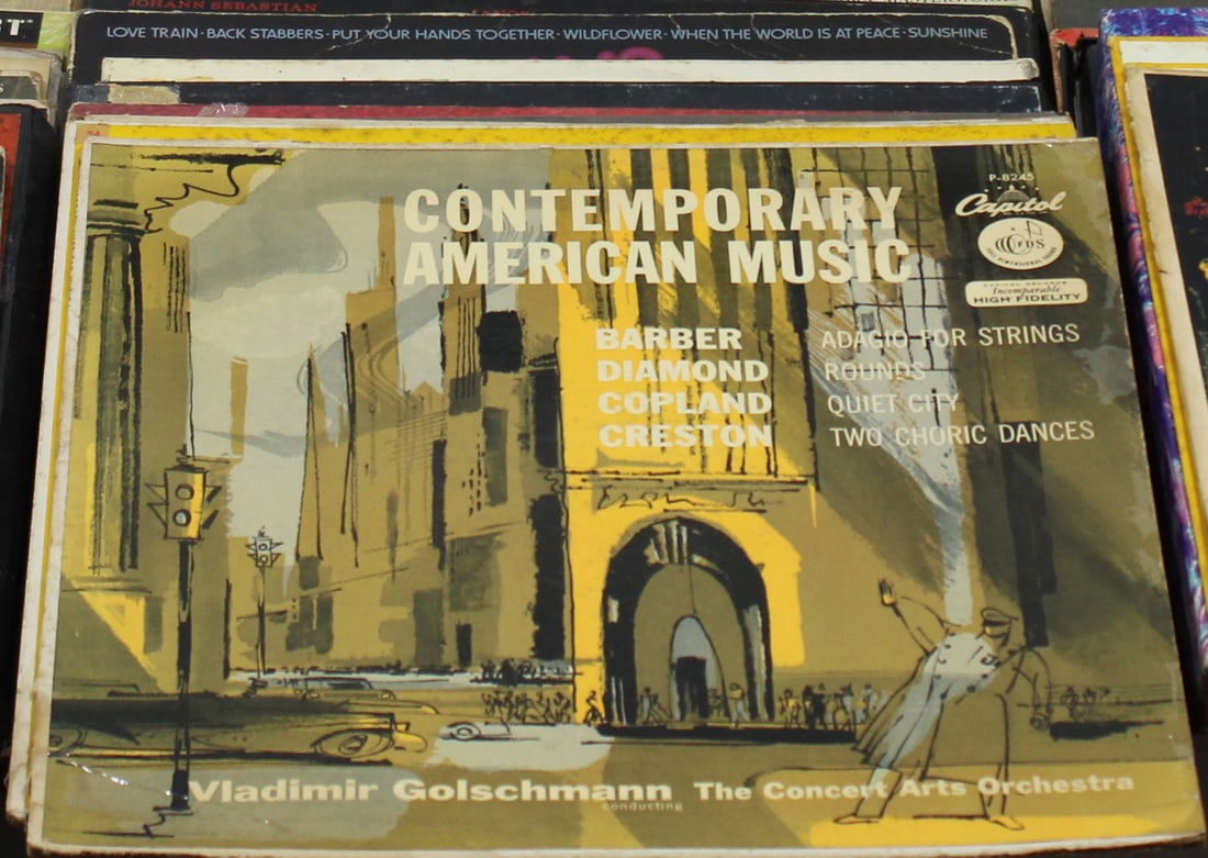 Lot of Vintage Vinyl Records Including Fiddler on the Roof & Contemporary American Music (1 of 3)