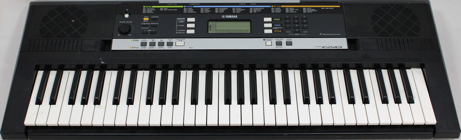 Yamaha PSR-E243 Keyboard - Compact Design with Versatile Power Options. (1 of 3)