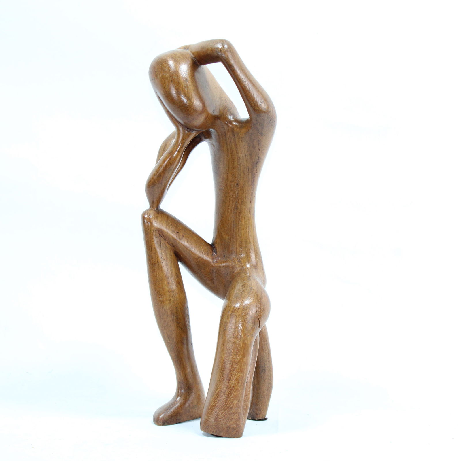 Abstract Human Wooden Sculpture (1 of 2)