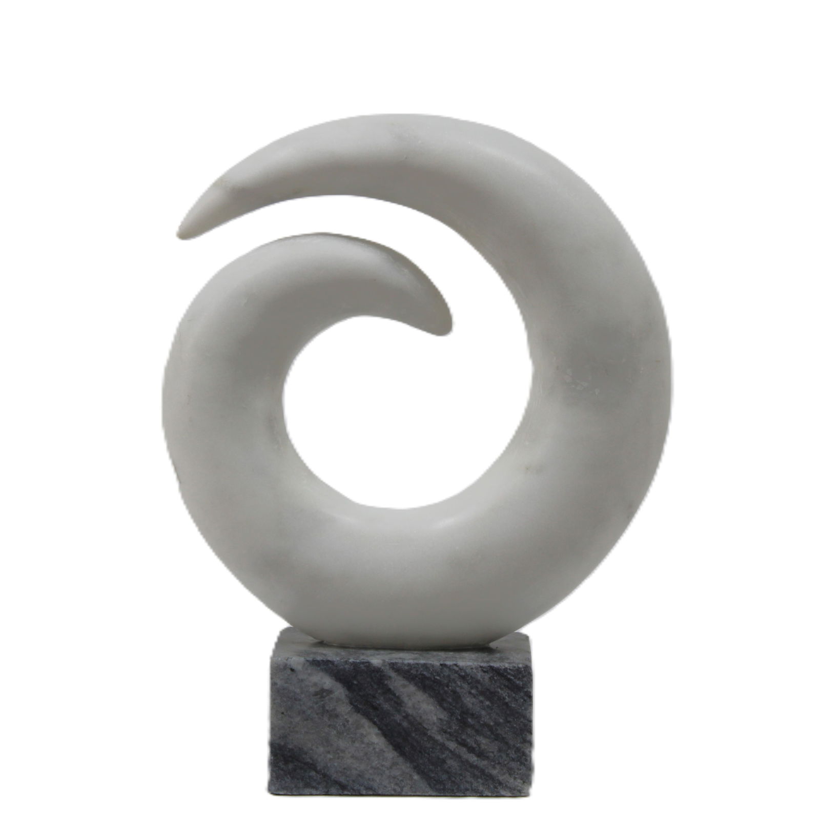 White Contemporary Blaise Sculpture (1 of 2)