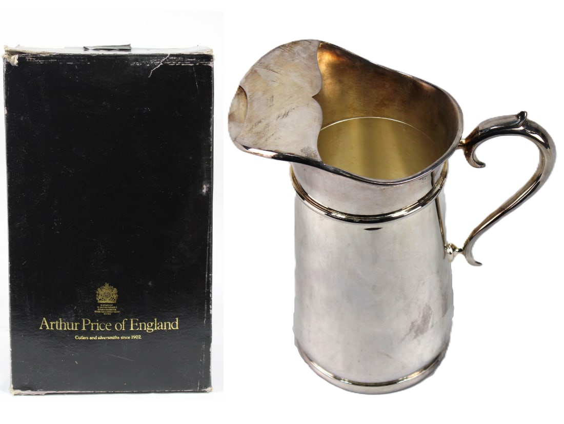 Arthur Price of England Silver Plated Water Pitcher with Original Box (1 of 5)