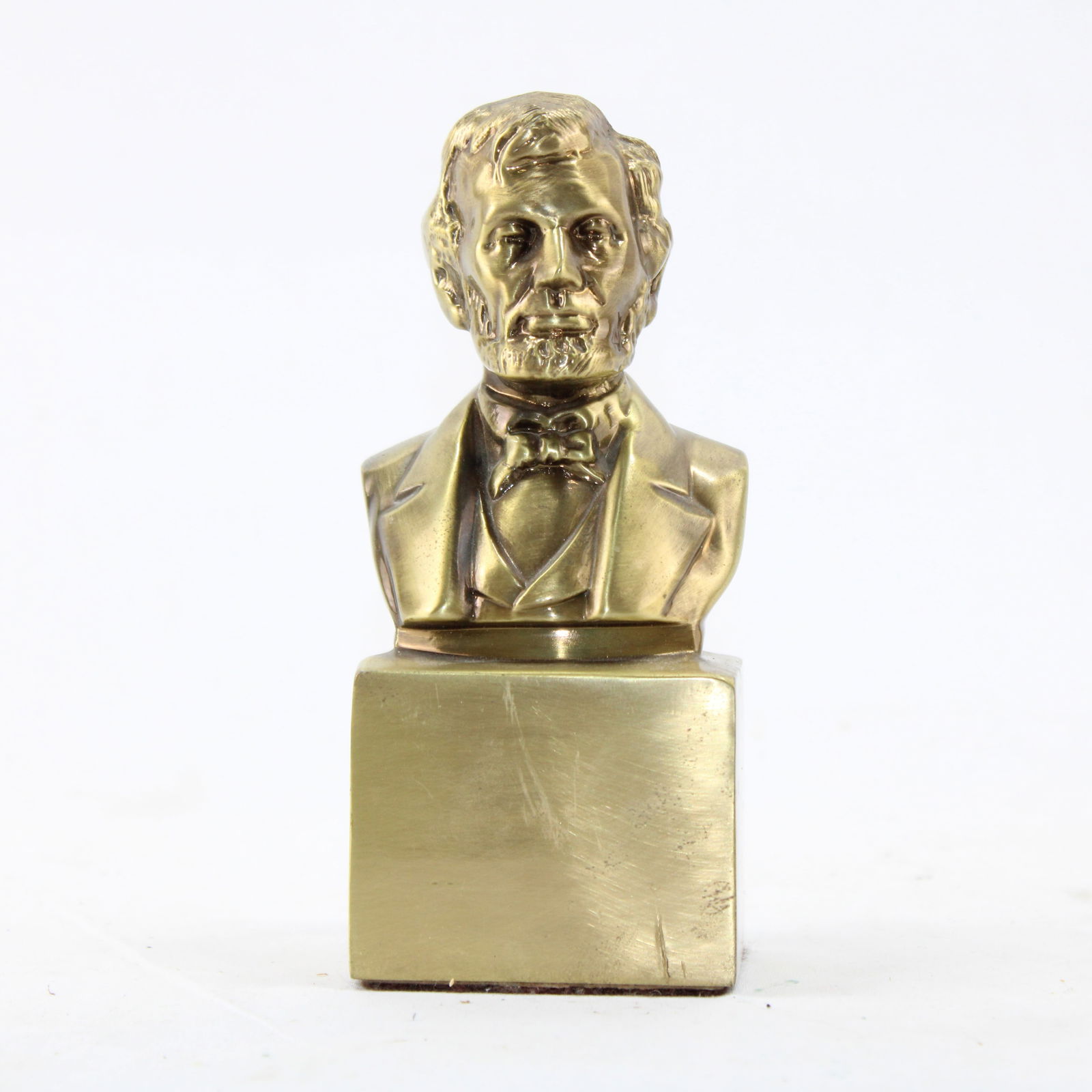 Brass Bust of Abraham Lincoln (1 of 2)