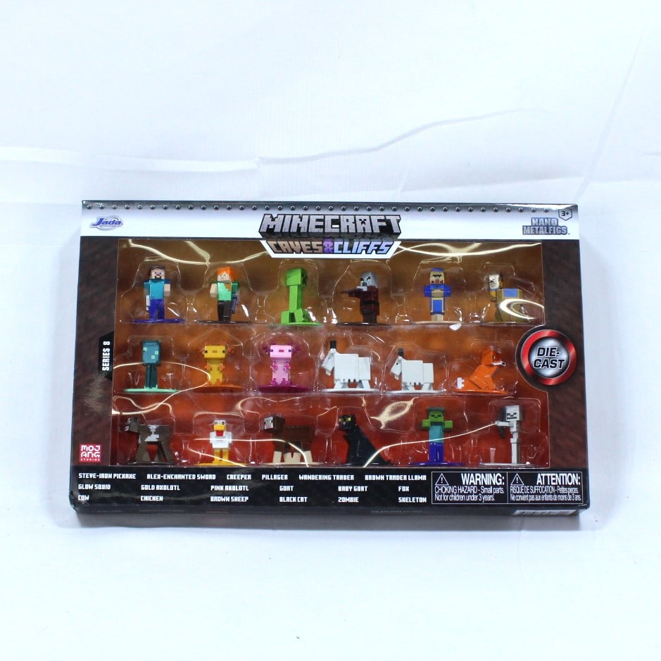 Minecraft Caves & Cliffs Die-Cast Figures ? Series 8 Collector?s Set by Jada Toys (1 of 4)