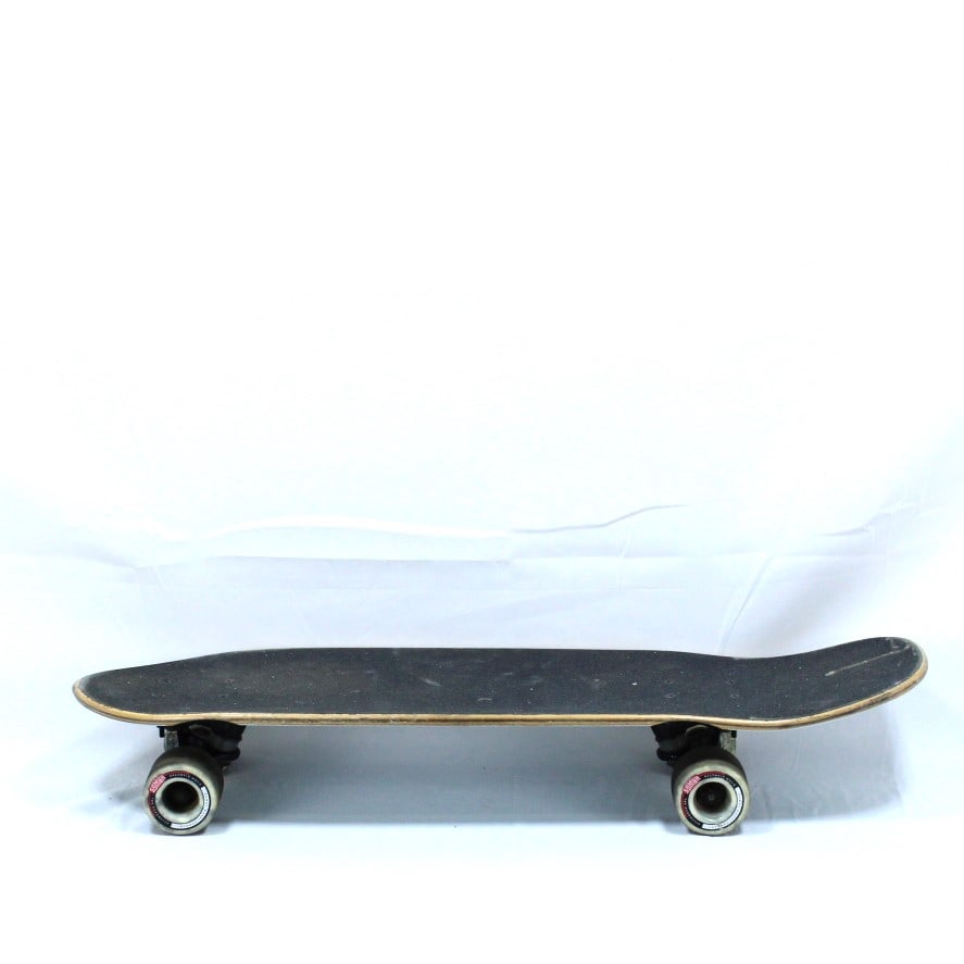 Landyachtz Skateboard with Hawgs Wheels and Skeleton Graphic Cruiser Deck (1 of 5)