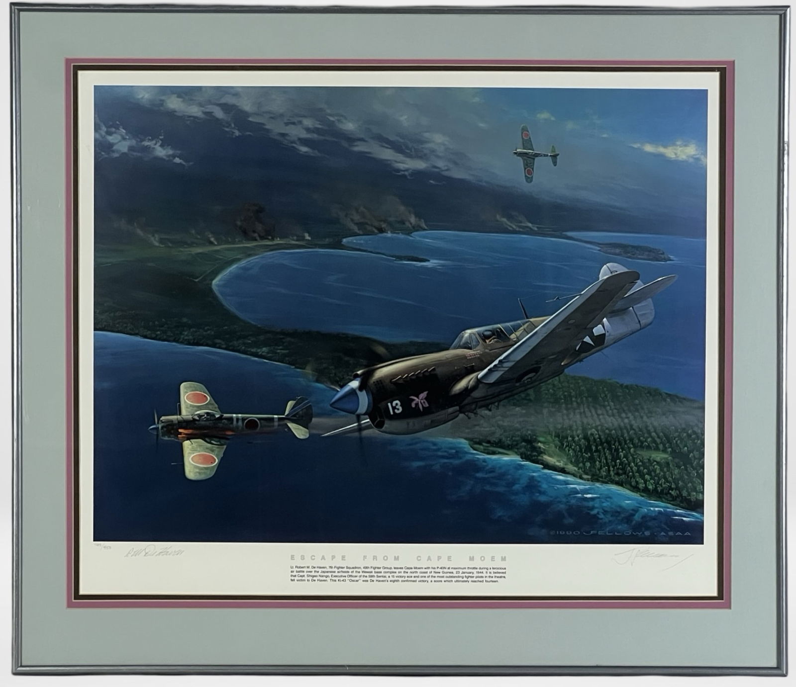 WWII Aviation LE Signed Lithograph by Jack Fellows (1 of 6)