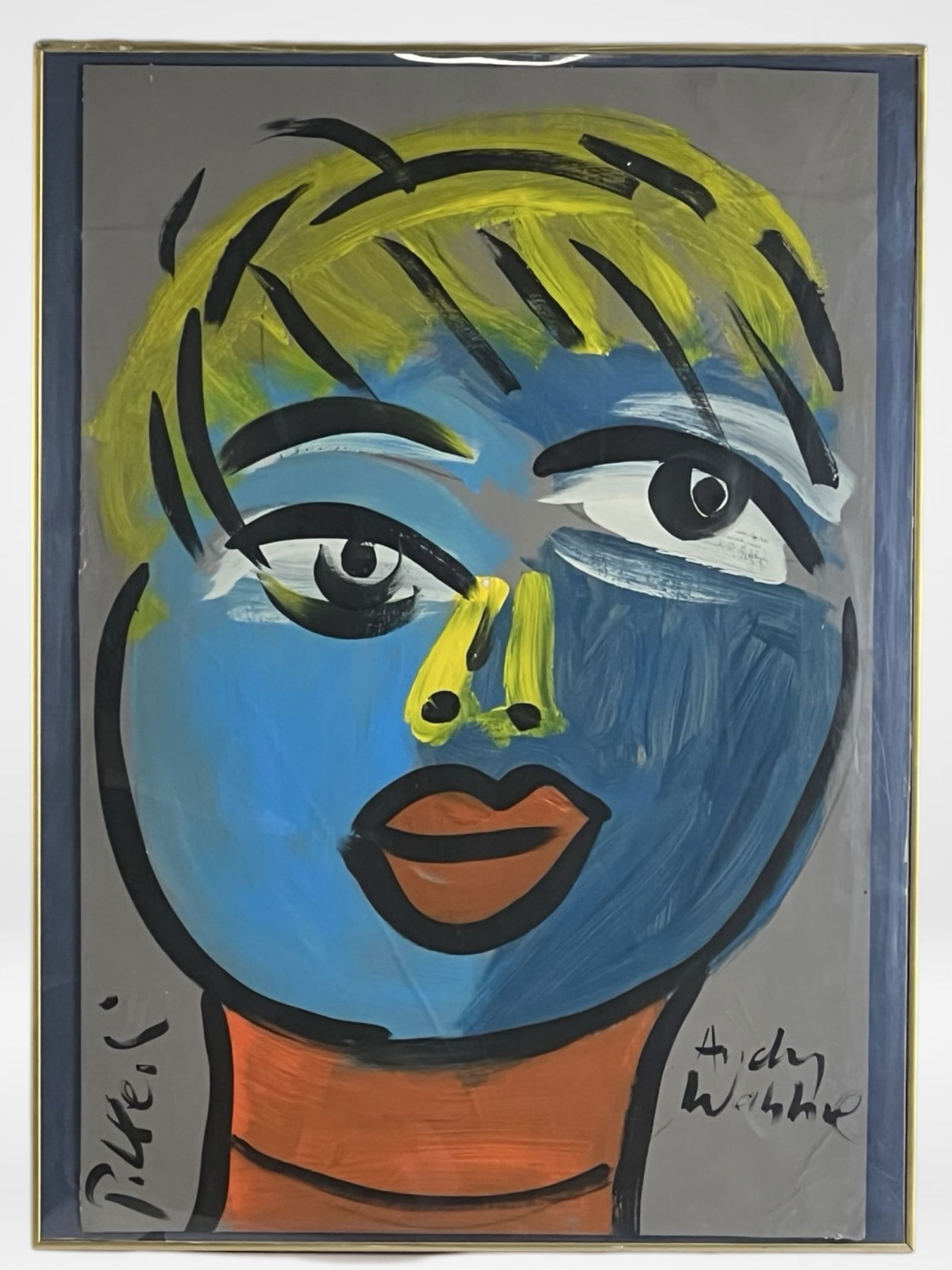 Peter Robert Keil Portrait of Andy Warhol Painting (1 of 5)