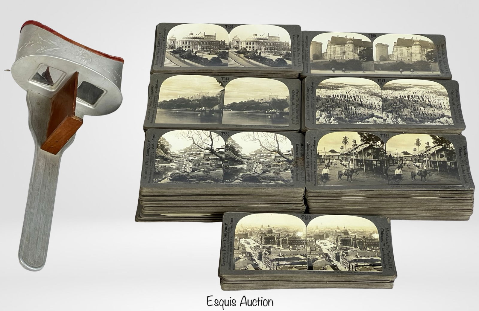 Antique Stereoview Cards & Stereoscope Viewer (1 of 6)