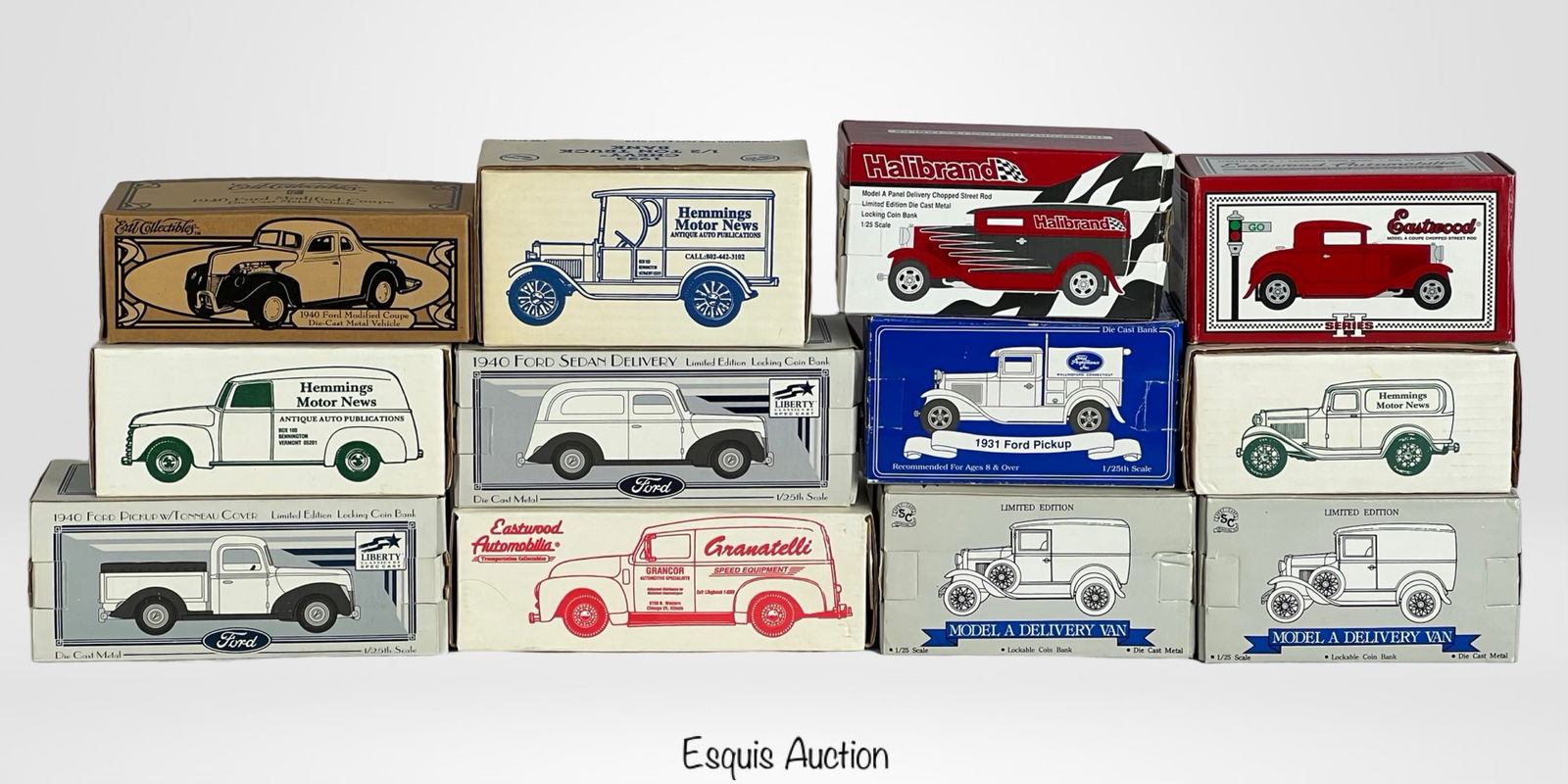 Lot of Vintage Die-Cast Cars - Limited Edition Col (1 of 6)