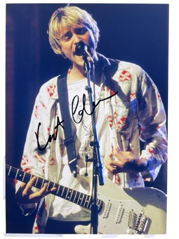 Kurt Cobain "Nirvana" Autographed Photograph (1 of 3)