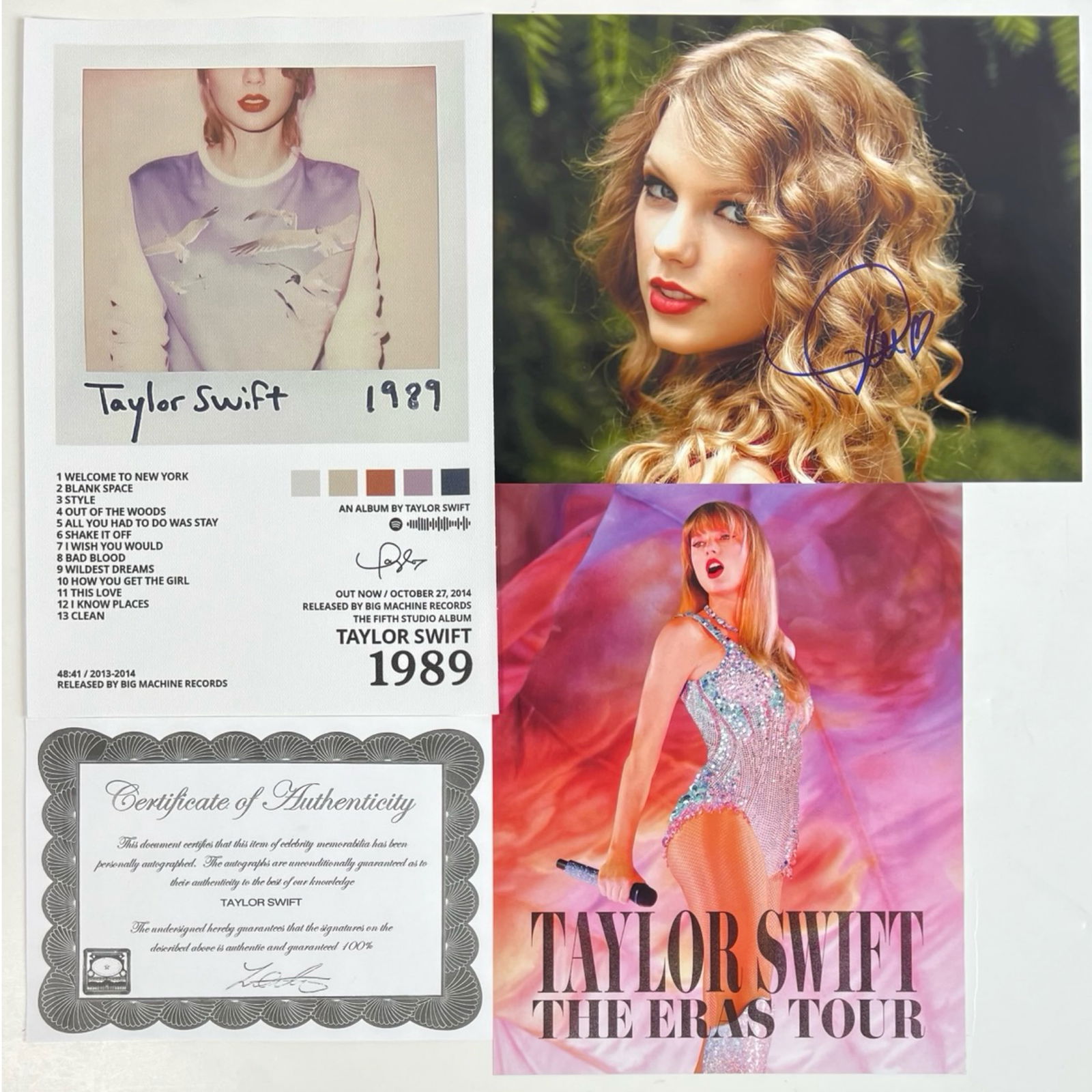 Taylor Swift Signed Photograph w/ Posters (1 of 4)