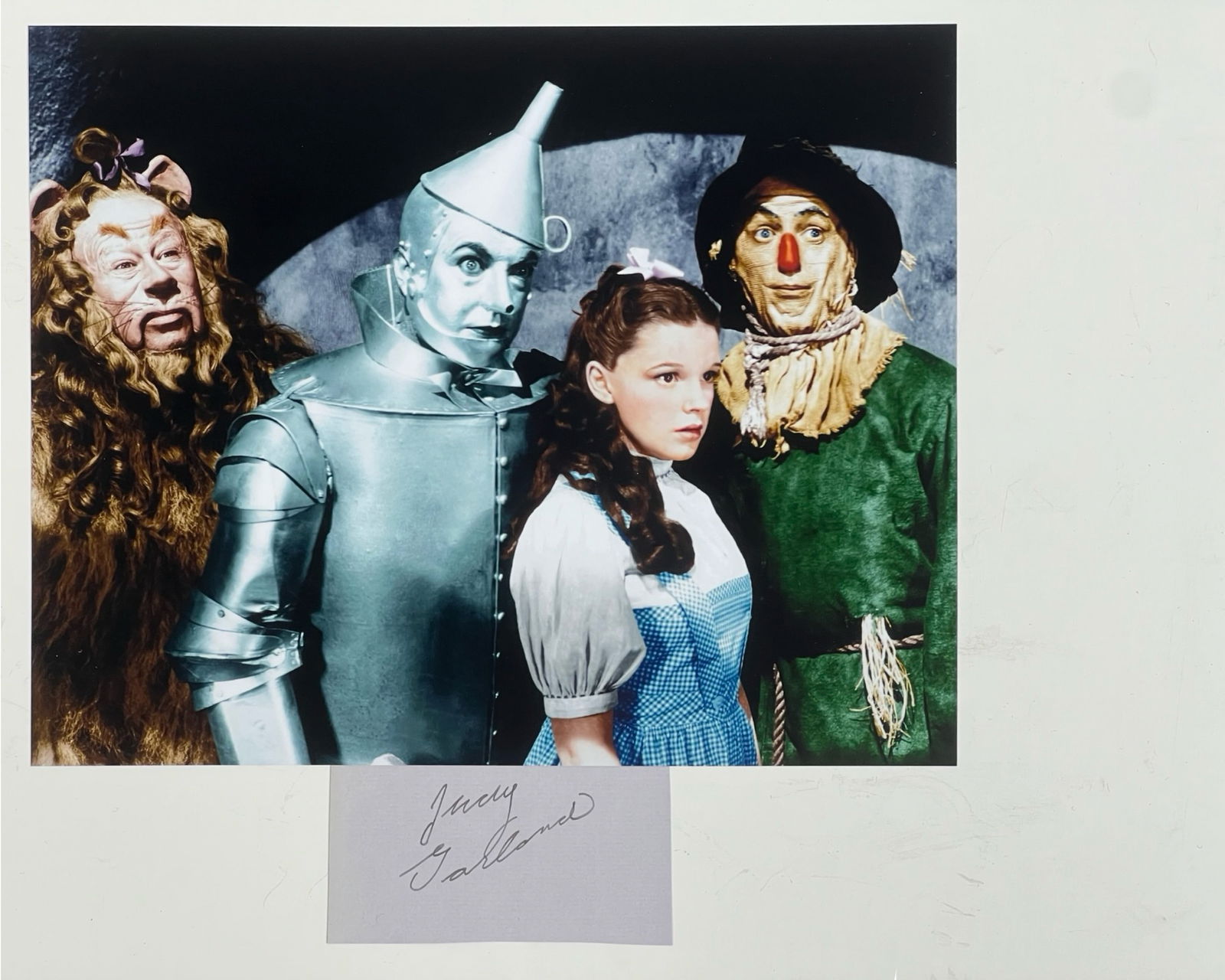 Judy Garland Autograph w/ Wizard of Oz Photo (1 of 3)