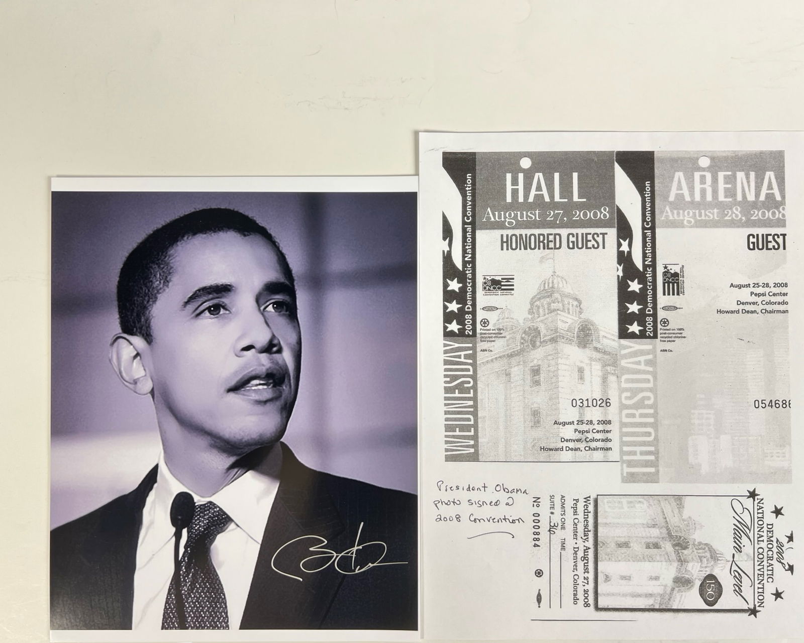 President Obama Signed Photograph (1 of 3)