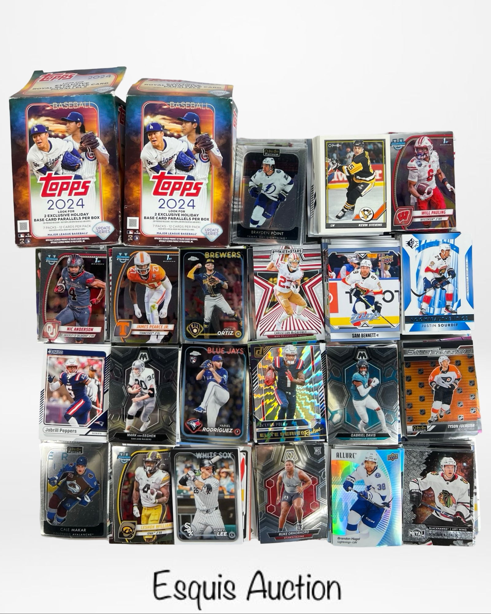 Mixed Sports Card Lot - Baseball, Football, Hockey (1 of 7)