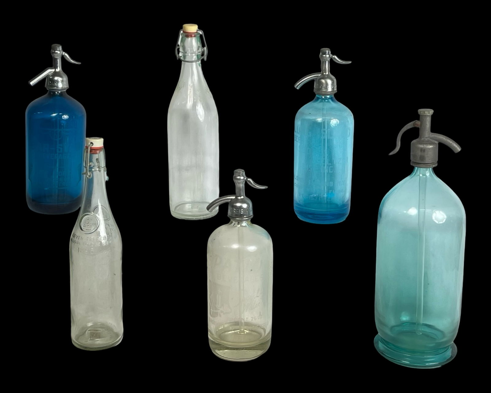 Assortment of Vintage Seltzer & Glass Bottles (1 of 7)