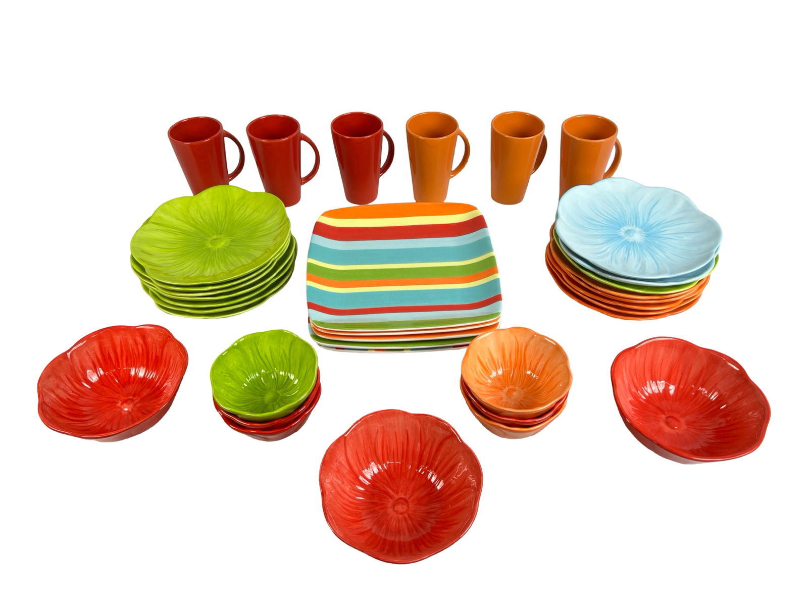 Lucerne Colorful Ceramic Dinnerware Set (1 of 4)
