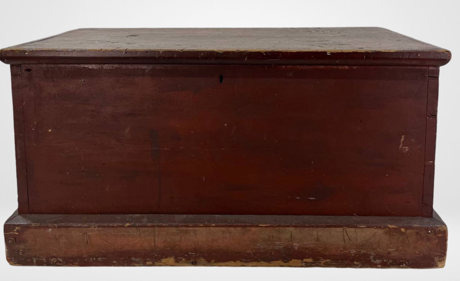 Antique 19th Century Wooden Blanket Chest (1 of 4)