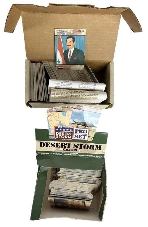 1991 Desert Storm Military Trading Cards- Pro Set (1 of 2)