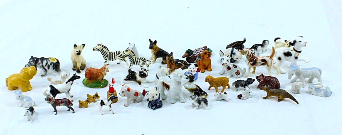 Large Assortment of Miniature Animal Figurines (1 of 3)
