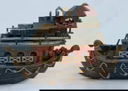 Folk Art Wooden Noah's Ark