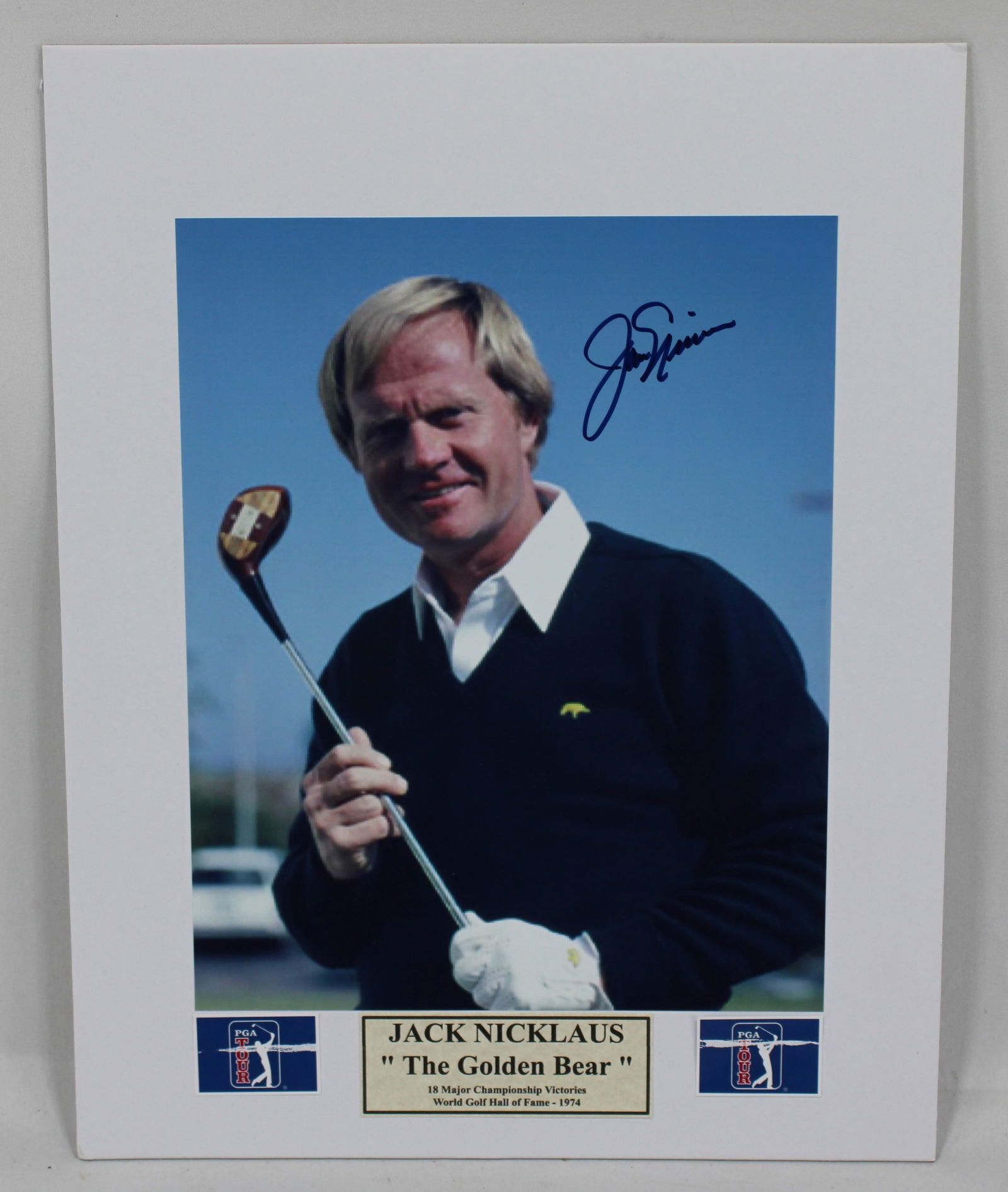 Jack Nicklaus Golden Bear Signed Photo Golf (1 of 2)