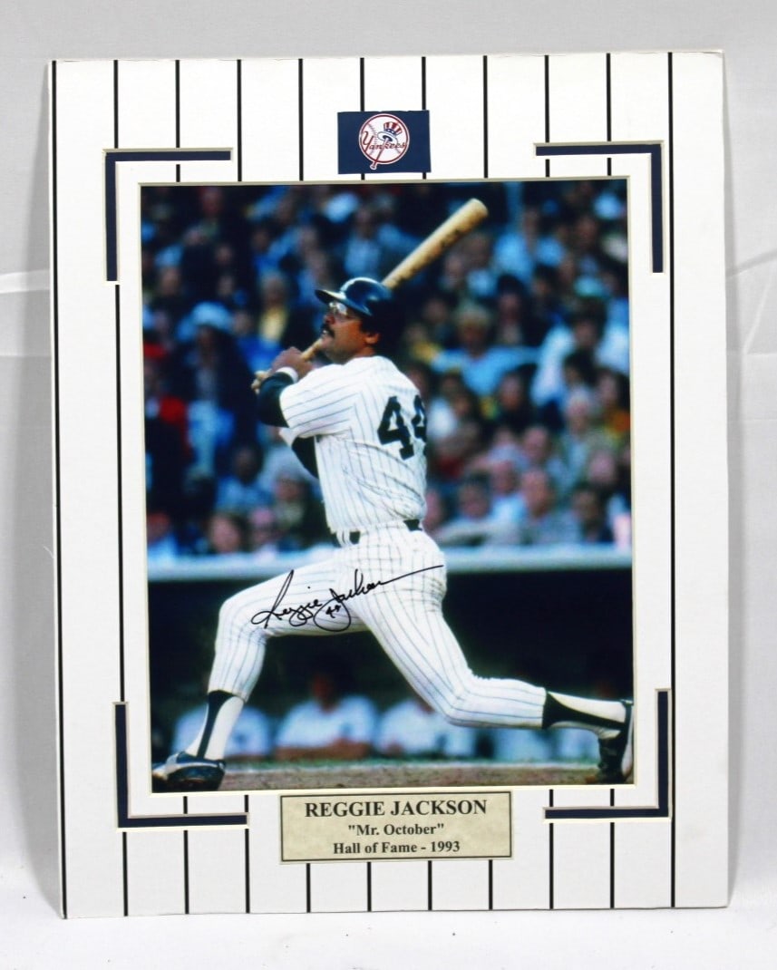 Reggie Jackson Autographed New York Yankees Photo (1 of 2)