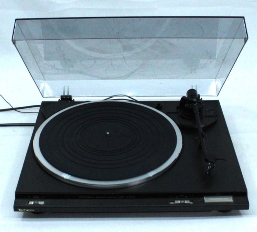 Classic Vinyl Player Technics Turntable Dust Cover (1 of 3)