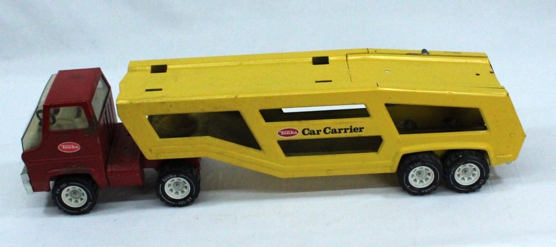 Tonka Pressed Steel Car Carrier Toy (1 of 4)
