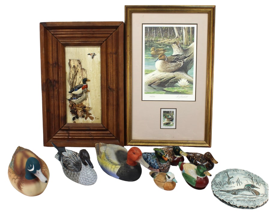 Duck Decoy Figurines & Art Prints-  Duck Themed Decor Collection. (1 of 12)