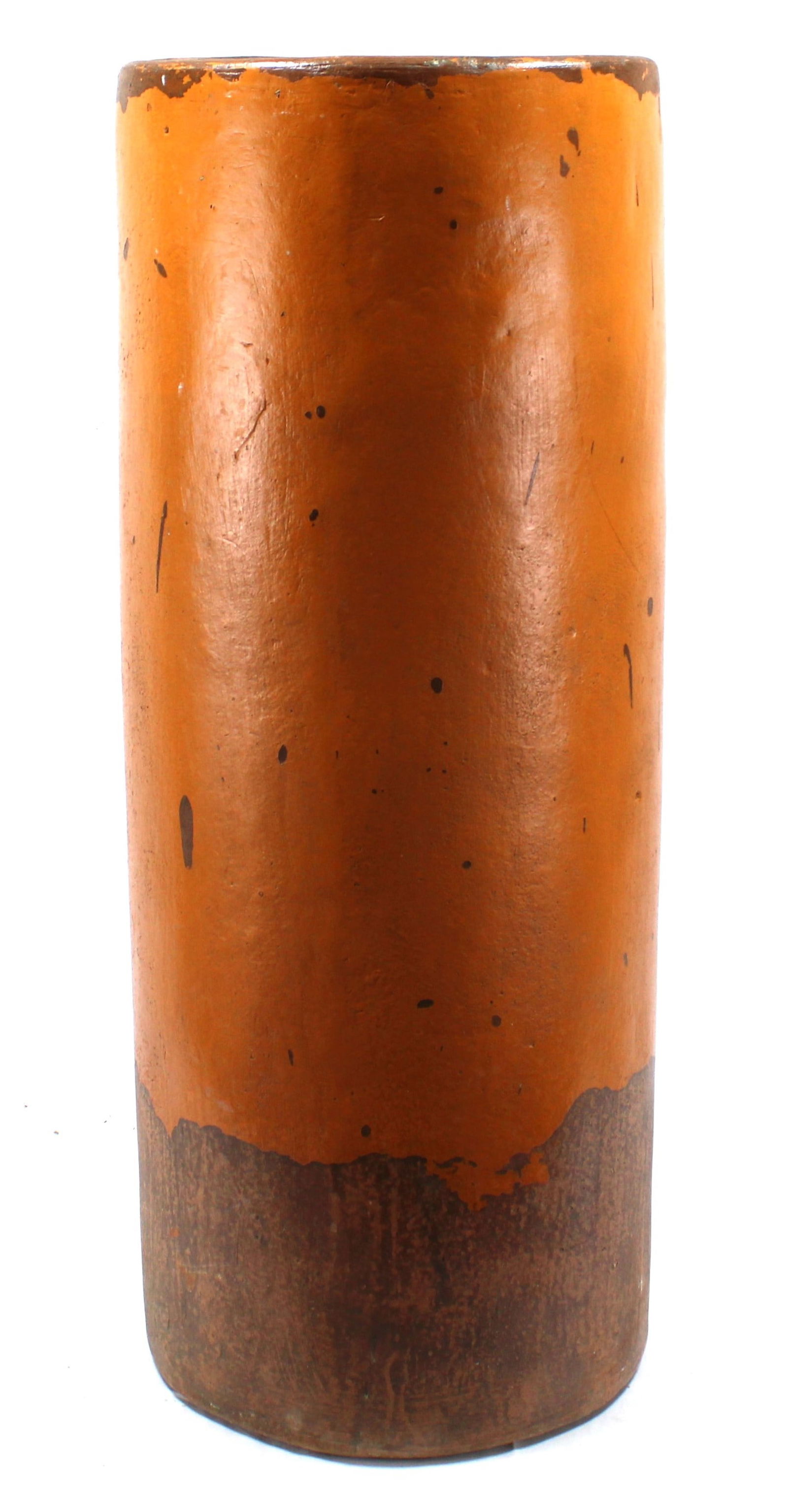 Mid-Century Floor Modern Ceramic Cylinder Vase- 33" tall (1 of 2)