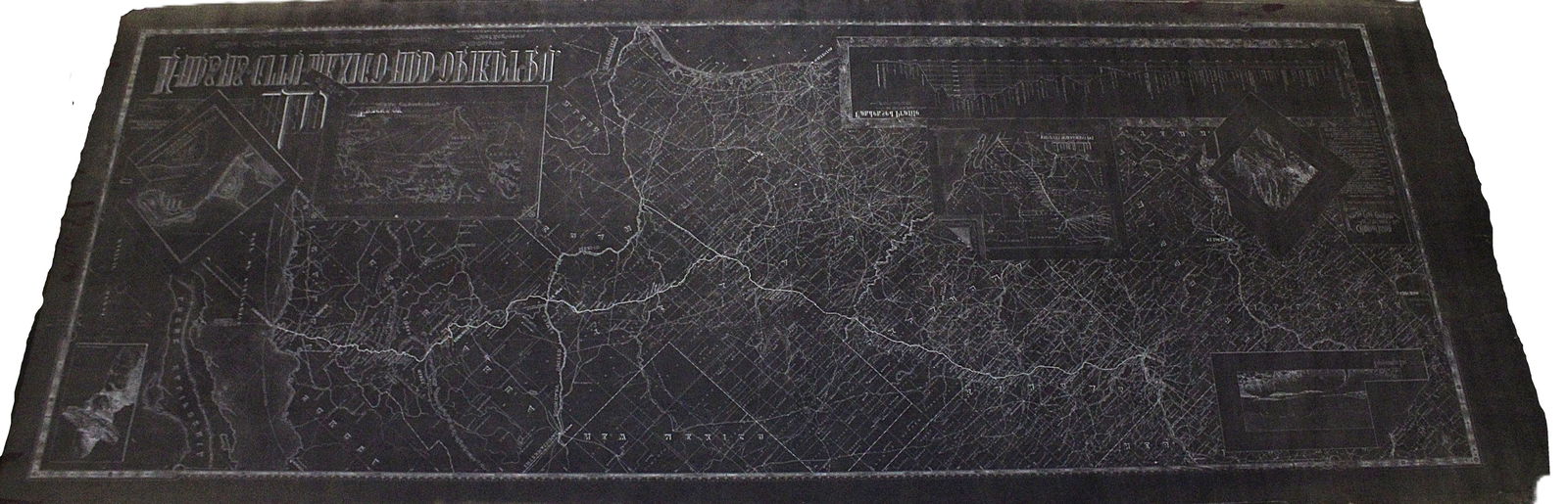 Vintage Map of Kansas City, Mexico, and Orient Railway (1 of 3)