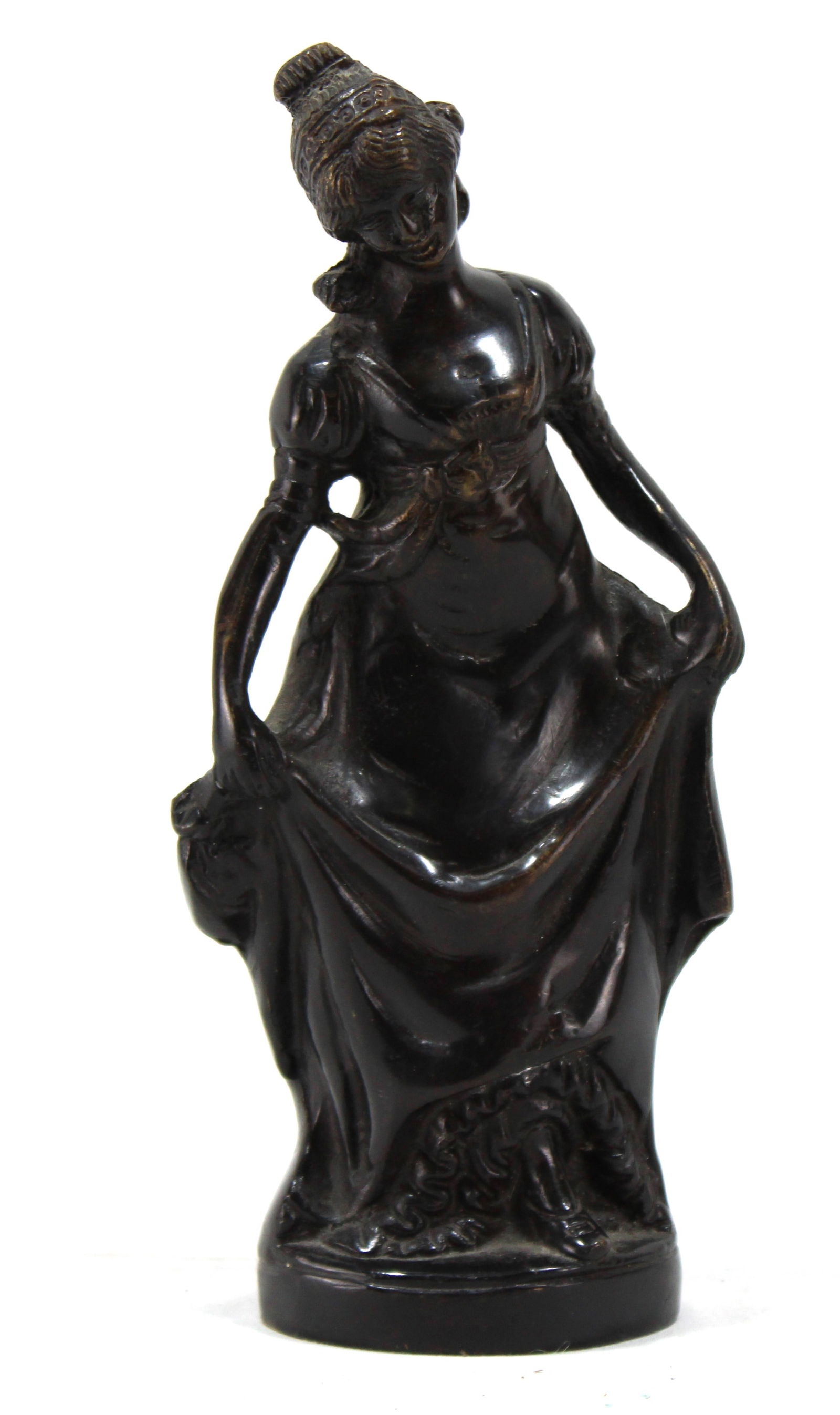 Antique Bronze Figurine of Woman in Classical... (1 of 2)