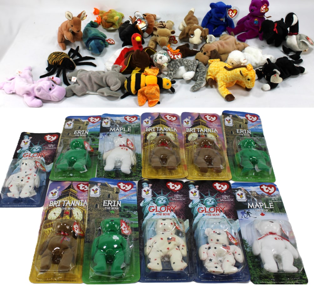 Large Lot of Ty Beanie Babies Soft Toys (1 of 5)