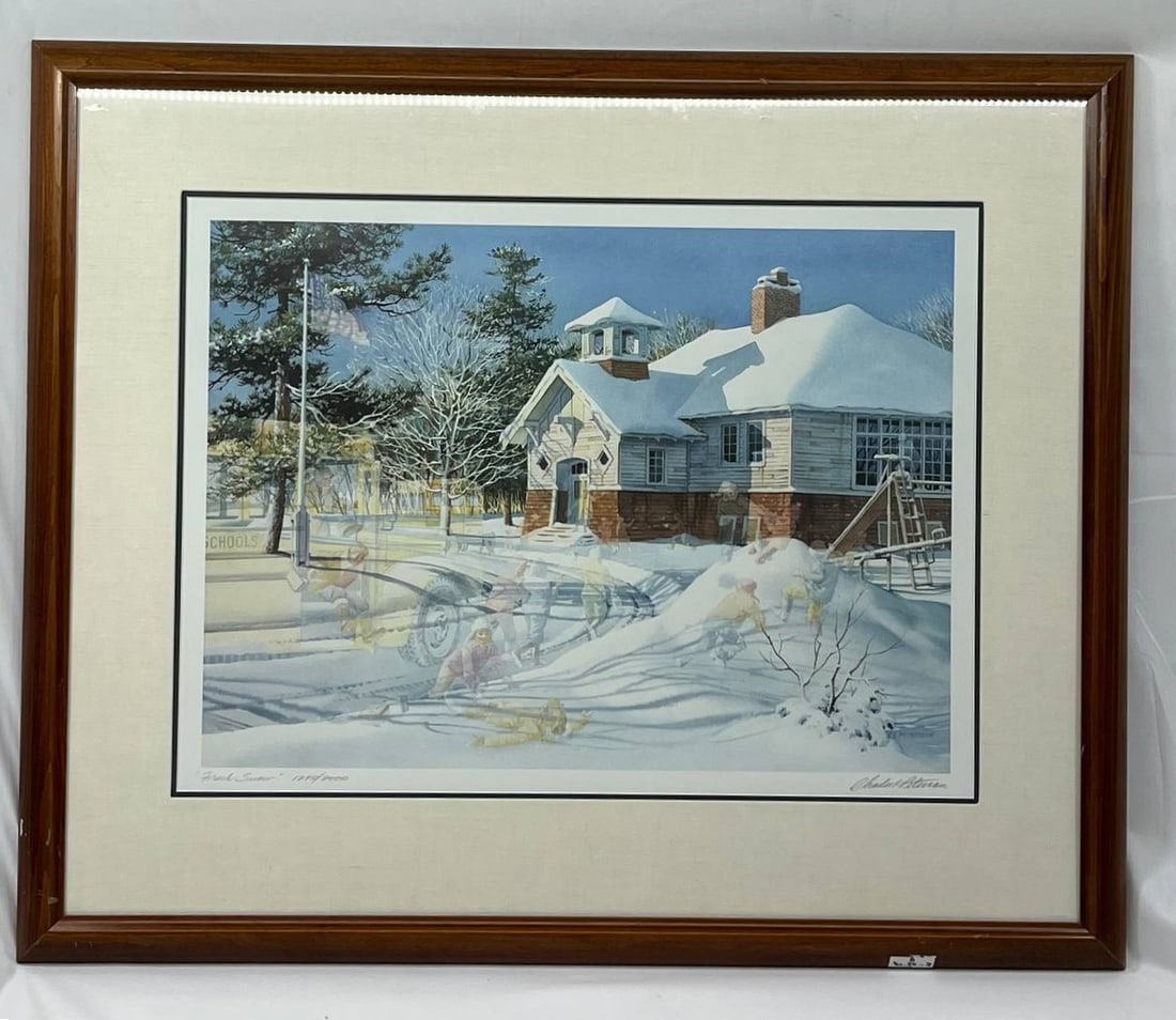 Charles Peterson Numbered "Fresh Snow" Artwork... (1 of 3)